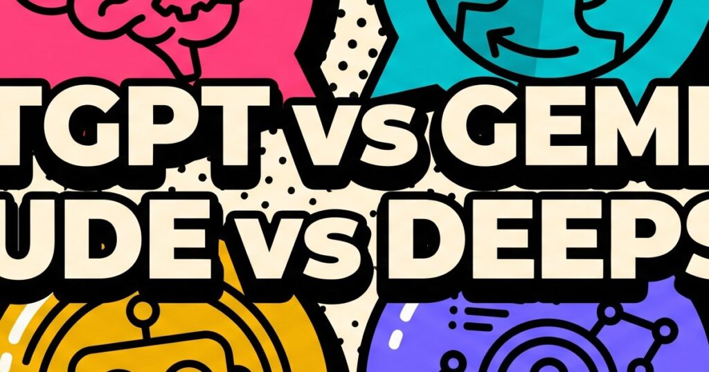 ChatGPT vs Gemini vs Claude vs DeepSeek 2026
