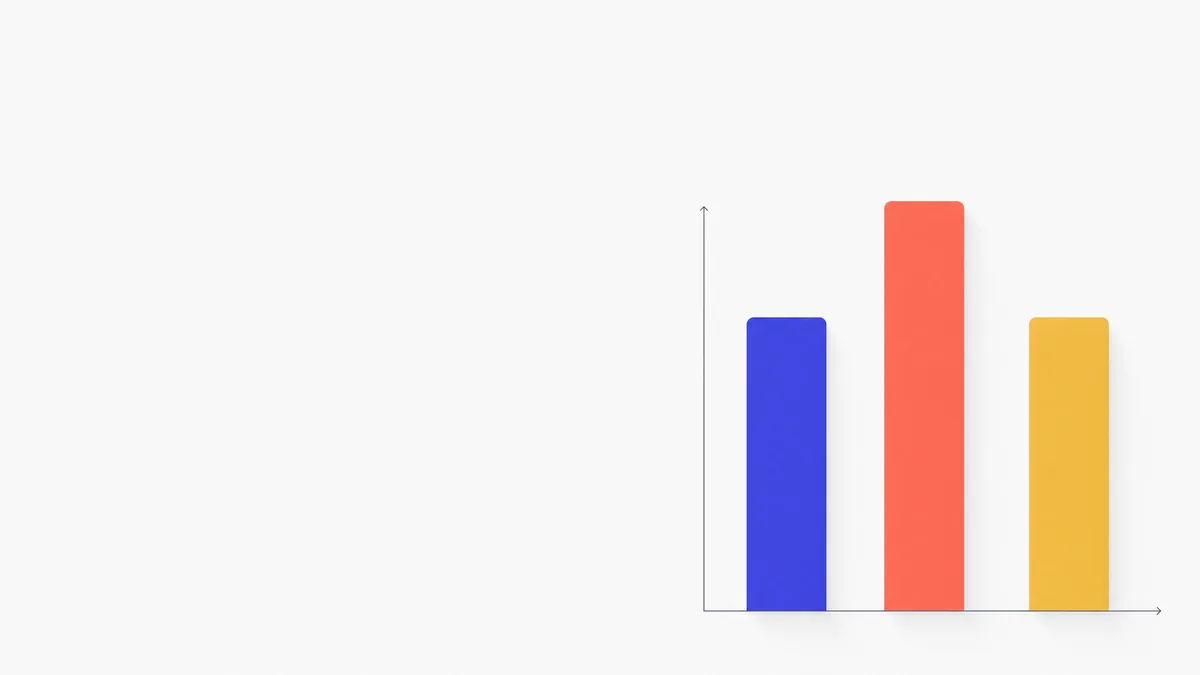 Gráfico de barras minimalista